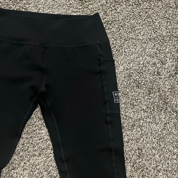 ATWYLD Women’s Motorcycle Leggings Large Black Stretch Biker Moto USA - Picture 5 of 11